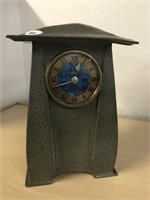 Made In France Metal Mantle Clock With Key