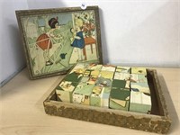 Vintage Child's Block Puzzle