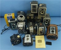 Huge Lot of Vintage Box Cameras