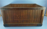 Large Old Wooden Industrial Shipping Crate