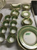 Aynsley Dishes - 8 Teacups & Saucers, Gravy Boat