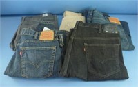 Levi Strauss Jeans Mens 38x32 -5 Pairs