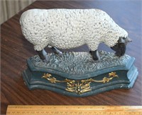 CAST IRON LAMB DOOR STOP ! LR