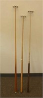 Lot of 3 Pool Cue Bridges