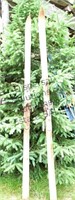 Old Wooden Skis / Pair