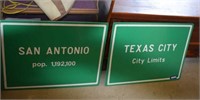 San Antonio and Texas City Signs Made of PVC
