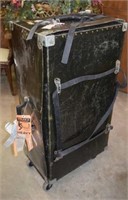 Large Vtg Suitcase on Casters
