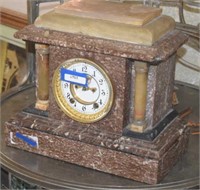 Antique Marble and Stone Clock