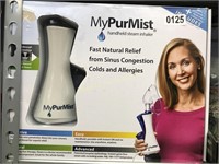 MyPurMist handheld steam inhaler $149 Retail
