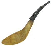 NW Coast Carved Horn Spoon