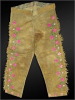 Santee Sioux Quilled Trousers