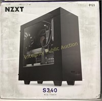 NZXT S340 mid tower computer case $90 Retail