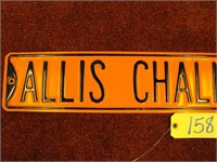Allis Chalmer Drive Street Sign