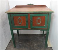 Small Buffet / Server Cabinet with Painted Trim