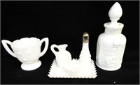 Group Of Milk Glass, Westmoreland & Imperial
