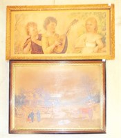 2 Framed Victorian Prints