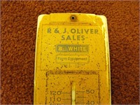 R & J Oliver Sales Farm Equipment Thermometer