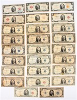 Coin Assorted Paper Currency $44 Face