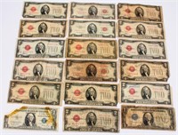 Coin Assorted Paper Currency $32.00 Face