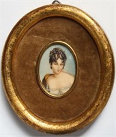 Portrait Miniature, Antique after Francois Gerard