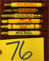 Lot of 6 Advertising Pencils