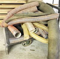 LOT OF ASSORTED DUST COLLECTION HOSES