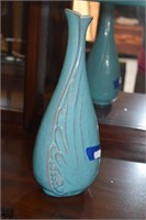 Turquoise Frankoma 4-605 Pottery Vase