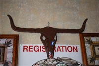 Metal Longhorn Wall Decor