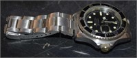Silver Toned Faux Rolex Watch