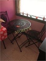 Folding Bistro Table w/ 2 Chairs