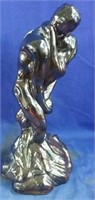 Lovers ceramic statue Circa 1980  16"