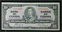 1937 Canada $10 bill - Coyne & Towers