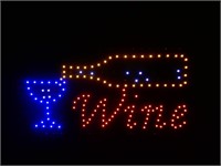 NEW LED SIGN - "WINE"