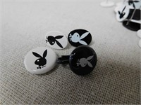 Playboy mix of button covers and pins