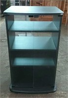 Entertainment stand w/ glass doors  20x19x36"H