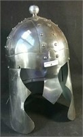 Unique Metal knight/Viking mask 15"H