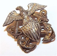 Sterling Silver & 10k Gold Filled Military Pin