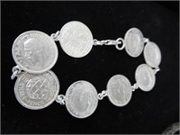 Jewelry - Bracelet of Silver coins