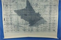 1923 Blue print of Plan city of Moncton & Suburbs
