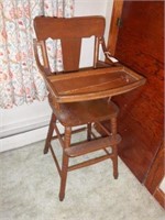 Lot #55 Vintage Pine high chair