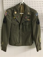 WWII Army Sargent jacket w/medals