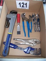 Pipe Wrench, Vise Grips, Channel Locks & Misc.