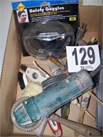 Makita Angle Grinder, Safety Goggles & Misc.