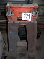 6" Bench Grinder on a Wooden Stand