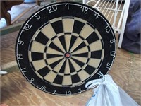 Dart board and darts