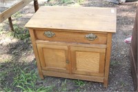 Wash Stand with One Drawer & Cabinet