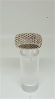 Tiffany & Co. Sterling Mesh Style Ring