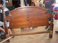 Wooden headboard