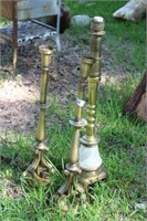 Brass Table Lamps (Lot of 3)