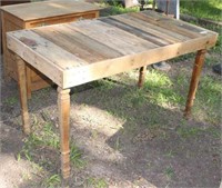 Table with Reclaimed Wood Top